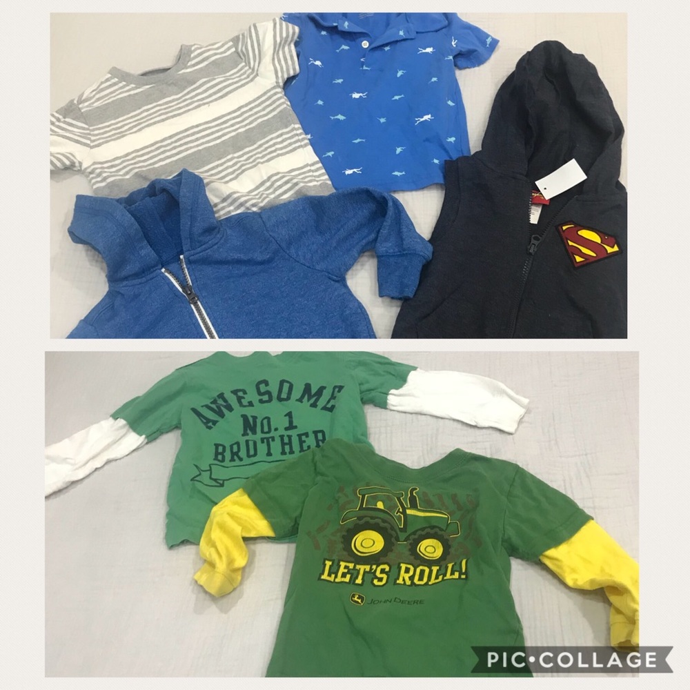 Boys size 2T. 6pcs shirt bundle.